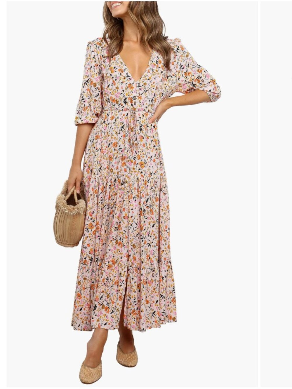NWT Petal & Pup Kelda Floral Midi Dress xs